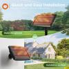 imageaddlon 56FT506 Solar String Lights Outdoor with Remote 27 Shatterproof G40 Bulbs Solar Powered ampamp USB Charging Patio Lights Dimmable Waterproof Solar String Lights for Outside Camping Backyard1006FT