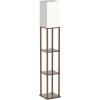 imageaddlon Floor Lamp with Shelves 5Tier Modern Shelf Floor Lamp with 3CCT LED Bulb Display Lamp for Living Room Bedroom and Office  Marble Texture ampamp Gold FrameVintage