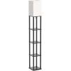 imageaddlon Floor Lamp with Shelves 5Tier Modern Shelf Floor Lamp with 3CCT LED Bulb Display Lamp for Living Room Bedroom and Office  Marble Texture ampamp Gold FrameBlack