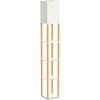 imageaddlon Floor Lamp with Shelves 5Tier Modern Shelf Floor Lamp with 3CCT LED Bulb Display Lamp for Living Room Bedroom and Office  Marble Texture ampamp Gold FrameGoldWhite