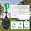 imageaddlon RV Surge Protectors 30 Amp Circuit Analyzer with Waterproof Cover and AntiTheft Lock RV Adapter Plug for Camper ETL Listed Green6100J