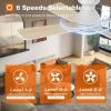 imageaddlon Ceiling Fans with Lights 42 Inch Low Profile Ceiling Fan with Light And Remote Control Flush Mount Reversible 3CCT Dimmable 4 Blades White Small Ceiling Fan for Bedroom IndoorOutdoor UseWhite