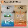 imageaddlon Ceiling Fans with Lights 42 Inch Low Profile Ceiling Fan with Light And Remote Control Flush Mount Reversible 3CCT Dimmable Quiet White Small Ceiling Fan for Bedroom IndoorOutdoor UseBlack
