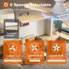 imageaddlon Ceiling Fans with Lights 42 Inch Low Profile Ceiling Fan with Light And Remote Control Flush Mount Reversible 3CCT Dimmable Quiet White Small Ceiling Fan for Bedroom IndoorOutdoor UseWhite