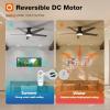imageaddlon Ceiling Fans with Lights 42 Inch Low Profile Ceiling Fan with Light And Remote Control Flush Mount Reversible 3CCT Dimmable Quiet White Small Ceiling Fan for Bedroom IndoorOutdoor UseBlack
