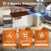 imageaddlon Ceiling Fans with Lights 42 Inch Low Profile Ceiling Fan with Light And Remote Control Flush Mount Reversible 3CCT Dimmable Quiet White Small Ceiling Fan for Bedroom IndoorOutdoor UseSilver