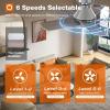 imageaddlon Ceiling Fans with Lights 42 Inch Low Profile Ceiling Fan with Light And Remote Control Flush Mount Reversible 3CCT Dimmable Quiet White Small Ceiling Fan for Bedroom IndoorOutdoor UseNickel