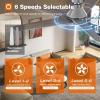 imageaddlon Ceiling Fans with Lights 42 Inch Low Profile Ceiling Fan with Light And Remote Control Flush Mount Reversible 3CCT Dimmable Quiet White Small Ceiling Fan for Bedroom IndoorOutdoor UseNickel