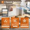 imageaddlon Ceiling Fans with Lights 42 Inch Low Profile Ceiling Fan with Light And Remote Control Flush Mount Reversible 3CCT Dimmable Quiet White Small Ceiling Fan for Bedroom IndoorOutdoor UseWhite