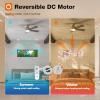 imageaddlon Ceiling Fans with Lights 42 Inch Low Profile Ceiling Fan with Light And Remote Control Flush Mount Reversible 3CCT Dimmable Quiet White Small Ceiling Fan for Bedroom IndoorOutdoor UseNickel