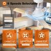 imageaddlon Ceiling Fans with Lights 42 inch Black Ceiling Fan with Light and Remote Control Reversible 3CCT Dimmable Noiseless Small Ceiling Fan for Bedroom Farmhouse IndoorOutdoor UseWhite