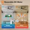 imageaddlon Ceiling Fans with Lights 42 inch Black Ceiling Fan with Light and Remote Control Reversible 3CCT Dimmable Noiseless Small Ceiling Fan for Bedroom Farmhouse IndoorOutdoor UseBlack