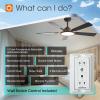 imageaddlon Ceiling Fans with Lights 52 inch Black Ceiling fan with Light and Remote Control Reversible 3CCT Dimmable Noiseless Ceiling Fan for Bedroom Farmhouse living room IndoorOutdoor UseBlack
