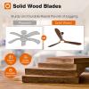 imageaddlon Ceiling Fans with Lights 60 Inch IndoorOutdoor Ceiling Fan with Remote Control Reversible 3 Wood Blades 6 Speeds 3CCT Dimmable Noiseless Large Ceiling Fan for Patio Gazebo Farmhouse80 inch