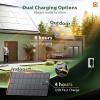 imageaddlon 102FT966 Solar String Lights Outdoor Waterproof  302 LED Shatterproof Bulbs 3 Modes 8H Timeable ampamp Dimmable Patio Solar Powered Hanging Lights with Remote for Garden Backyard Camping966FT