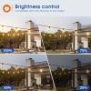 imageaddlon 100FT50FT2 LED Outdoor String Lights Waterproof Patio Lights with Shatterproof ST38 Replaceable Bulbs Dimmable Outside Hanging Light Connectable for Porch Backyard 2200K200FT