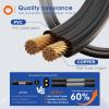 imageaddlon 100FT50FT2 LED Outdoor String Lights Waterproof Patio Lights with Shatterproof ST38 Replaceable Bulbs Dimmable Outside Hanging Light Connectable for Porch Backyard 2200K25FT