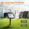 imageaddlon 27FT Solar String Lights Outdoor Commercial Grade LED Solar Caf Patio Lights Porch Market Light Waterproof and Shatterproof Vintage Edison Bulbs Create Ambience On Garden Warm Yellow