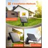 imageaddlon 31274 FT Solar String Lights Outdoor Last 15Hrs Solar Patio Lights with 10 LED Edison Bulbs IP65 Waterproof Commercial Grade Ambience Patio Lights for Garden Backyard Bistro Christmas