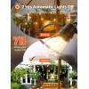 imageaddlon 31274 FT Solar String Lights Outdoor Last 15Hrs Solar Patio Lights with 10 LED Edison Bulbs IP65 Waterproof Commercial Grade Ambience Patio Lights for Garden Backyard Bistro Christmas