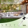 imageaddlon 33276 FT Solar String Lights WaterproofPatio Light Solar Powered with Remoteampamp USB Port 91 LED Shatterproof Bulbs 3 Lighting Modes Outdoor for Camping Backyard Garden276FT