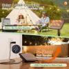 imageaddlon 33276 FT Solar String Lights WaterproofPatio Light Solar Powered with Remoteampamp USB Port 91 LED Shatterproof Bulbs 3 Lighting Modes Outdoor for Camping Backyard Garden276FT