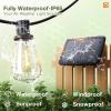 imageaddlon 33276 FT Solar String Lights WaterproofPatio Light Solar Powered with Remoteampamp USB Port 91 LED Shatterproof Bulbs 3 Lighting Modes Outdoor for Camping Backyard Garden276FT
