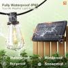 imageaddlon 33276 FT Solar String Lights WaterproofPatio Light Solar Powered with Remoteampamp USB Port 91 LED Shatterproof Bulbs 3 Lighting Modes Outdoor for Camping Backyard Garden726FT