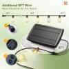 imageaddlon 33276 FT Solar String Lights WaterproofPatio Light Solar Powered with Remoteampamp USB Port 91 LED Shatterproof Bulbs 3 Lighting Modes Outdoor for Camping Backyard Garden726FT