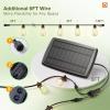 imageaddlon 33276 FT Solar String Lights WaterproofPatio Light Solar Powered with Remoteampamp USB Port 91 LED Shatterproof Bulbs 3 Lighting Modes Outdoor for Camping Backyard Garden966FT