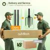 imageaddlon 4 Pack 10FT String Light Poles for Outside HeavyDuty Bend ampamp Break Resistant RustProof Waterproof Outdoor Poles for Hanging String Lights for Patio Garden Bistro Wedding Parties  Black210 FT