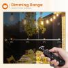 imageaddlon 48ft LED Outdoor String Lights with Dimmer