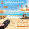 imageaddlon 54FT486 Solar String Lights Outdoor Waterproof with USB Charging ampamp Remote Control  Dimmable Solar Power Patio Lights with LED Bulbs for Porch Garden Yard Market Bistro  Last for 20Hrs1928FT60 Sockets