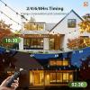 imageaddlon 54FT486 Solar String Lights Outdoor Waterproof with USB Charging ampamp Remote Control  Dimmable Solar Power Patio Lights with LED Bulbs for Porch Garden Yard Market Bistro  Last for 20Hrs486FTSuper Bright