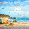 imageaddlon 54FT486 Solar String Lights Outdoor Waterproof with USB Charging ampamp Remote Control  Dimmable Solar Power Patio Lights with LED Bulbs for Porch Garden Yard Market Bistro  Last for 20Hrs966FT32 Sockets