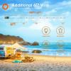 imageaddlon 54FT486 Solar String Lights Outdoor Waterproof with USB Charging ampamp Remote Control  Dimmable Solar Power Patio Lights with LED Bulbs for Porch Garden Yard Market Bistro  Last for 20Hrs486FT24 Sockets