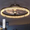imageaddlon Ceiling Fans with Lights and Remote 18 Low Profile Ceiling Fans 30006000K Dimmable Modern Flush Mount LED Fan Light Fandelier Ceiling Fan for Bedroom Kitchen Living Room BlackBlack
