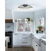imageaddlon Ceiling Fans with Lights and Remote 18 Low Profile Ceiling Fans 30006000K Dimmable Modern Flush Mount LED Fan Light Fandelier Ceiling Fan for Bedroom Kitchen Living Room BlackBlack