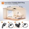imageaddlon Ceiling Fans with Lights and Remote 18 Low Profile Ceiling Fans 30006000K Dimmable Modern Flush Mount LED Fan Light Fandelier Ceiling Fan for Bedroom Kitchen Living Room BlackBlack