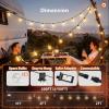 image:imageaddlon Outdoor String Lights 100FT G40 with Remote 54 LED Shatterproof Bulbs Dimmable Patio Globe Lights Waterproof Hanging Outside Lighting for Backyard Garden Deck Balcony Porch Caf Decor200FT
