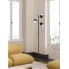 image:imageaddlon dimmable Tree Floor Lamp with 3 LED Bulbs Adjustable Rotating Lights Standing Tall Pole Lamps for Living Room Bedroom Home Office  Black amp Gold