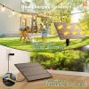 image:imageaddlon 200FT Solar String Lights Waterproof Patio Light Solar Powered with 104 LED Shatterproof Bulbs Outdoor1926FT96 Sockets