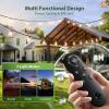 image:imageaddlon 200FT Solar String Lights Waterproof Patio Light Solar Powered with 104 LED Shatterproof Bulbs Outdoor966FT30 Sockets
