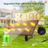 image:imageaddlon 200FT Solar String Lights Waterproof Patio Light Solar Powered with 104 LED Shatterproof Bulbs Outdoor966FT30 Sockets