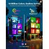 image:imageaddlon Permanent Outdoor Lights Smart RGBIC LED Lights for House amp Outdoor Decor App amp Remote Control Scene Modes IP67 Waterproof for Christmas Holiday Valentines Day Decorations 200FT200FT