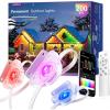 image:imageaddlon Permanent Outdoor Lights Smart RGBIC LED Lights for House amp Outdoor Decor App amp Remote Control Scene Modes IP67 Waterproof for Christmas Holiday Valentines Day Decorations 200FT200FT