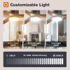 image:imageaddlon 52 inch Ceiling Fans with Lights and Remote 3 Wood Blades Reversible 6 Speeds 3CCT Dimmable Noiseless DC Motor IndoorOutdoor Black Walnut Ceiling Fan for Bedroom Living Room Gazebo PatioClassic