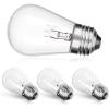 image:imageaddlon Incandescent Replacement Bulbs 11W S14 8 Pack Waterproof E26 Screw Base for Outdoor Incandescent String Lights4 Count Pack of 1