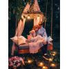 image:imageaddlon 100FT Outdoor String Lights with Remote Dimmable Patio Lights Waterproof Shatterproof Edison Bulb for Outside Backyard Porch Garden Bistro Pergola Party Decor Warm Ambience Lighting27FT