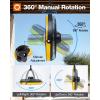 image:imageaddlon 20 Outdoor Ceiling Fan with Light for Patios IP65 Waterproof Gazebo Fan with RemoteampAPP Control360 Adjustable Tilt6 Speeds3CCT Dimmable Wall Mount Ceiling Fan with Hook Hanging for PorchCeiling  Wall MountBlack Yellow
